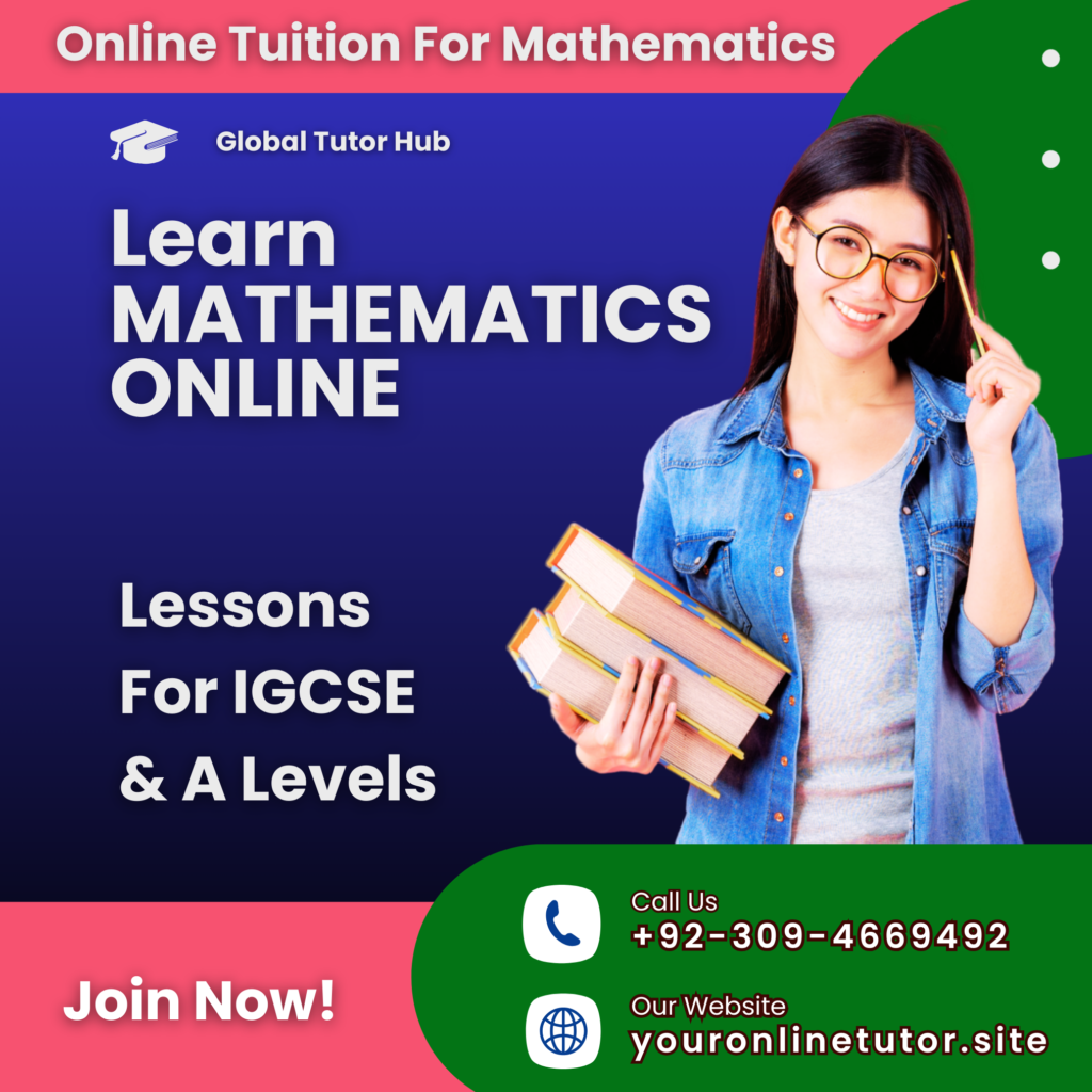 Online Tuition For Mathematics