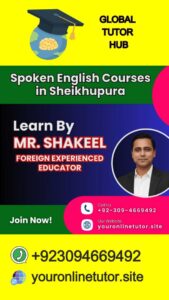 Spoken English Courses in Sheikhupura